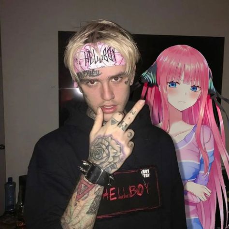 Rapper And Anime, Gangsta Anime, Lil Peep Hellboy, Anime Rapper, Baby Boy Toys, 웃긴 사진, The Perfect Guy, Grunge Aesthetic, الرسومات اللطيفة