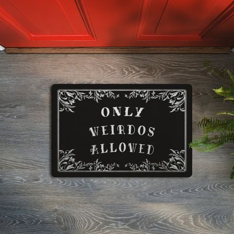 Gothic Door, Witchy Home, Decoration For Halloween, Witchy Home Decor, Halloween Door Mat, Dark Home Decor, Goth Home, Goth Home Decor, Dark Home