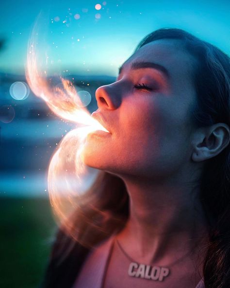 Blowing A Dandelion, Blowing Dandelion, Breathe Out, A Dandelion, Breath In Breath Out, Creative Portraits, Creative Photography, Beautiful Photo, Dandelion