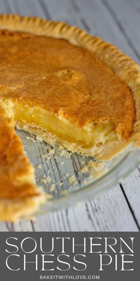 Easy Chess Pie Simple, Sweet Potato Buttermilk Chess Pie, Best Chess Pie Recipe, Easy Chess Pie Recipe, Buttermilk Chess Pie Southern, Old Fashion Pie Recipe, Southern Pies Recipes, Peach Chess Pie, Homemade Pies Recipes