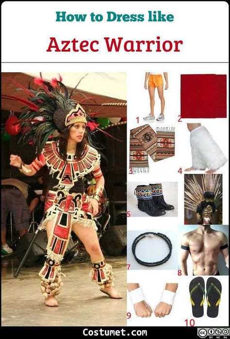 Aztec Warrior Princess, Aztec Headdress, Warrior Princess Costume, Aztec Costume, White Fur Boots, Warrior Fashion, Clay Monsters, Aztec Fabric, Aztec Earrings