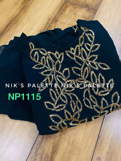 *NP* *NP1115* *EXCLUSIVE COLLECTION* Premium goergette designer attache drape gown with beautiful cutdana hand work & cutdana hand work work on yoke & bell sleeves Lining attached 📌 Goergette Dupatta Size 38 40 42 MRP 1950 free ship..⁰⁵np14 Ready to ship *Do not accept without NP kurtis sticker* Cutdana Work Embroidery Kurti, Cutdana Work Embroidery, Indian Anarkali Dresses, Drape Gown, Cutdana Work, Embroidery Kurti, Indian Anarkali, Anarkali Dress, Hand Work