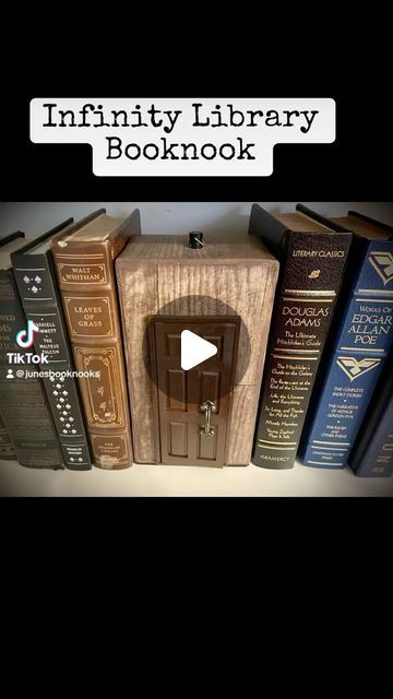 June’s Book Nooks on Instagram: "🚩FOR SALE NOW🚩 INFINITY LIBRARY BOOKNOOK artist:June Huff www.junesbooknooks.etsy.com #fyp #foryou #foryoupage #foryoupageofficiall #booknook #tinythings #booknooks #library #librarian #magic #opticalillusion #opticalillusions #tardis #ineedit" Infinity Library, Library Booknook, Book Nook Ideas, Infinite Mirror, Infinity Room, Room Book, Walt Whitman, Book Nook, Book Nooks