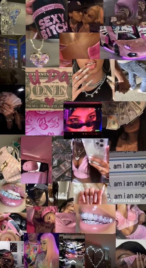 Moodboard Wallpaper, Pink Money, 2000s Wallpaper, Phone Apps Iphone, Vision Board Collage, Planner Themes, Ipad Essentials, Cute Lockscreens, Bad Girl Wallpaper