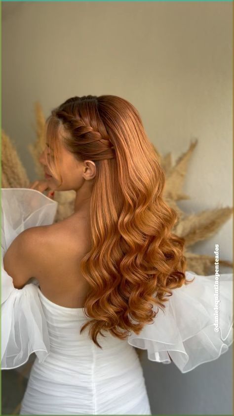 Hair Style Ideas For Maternity Pictures, Braided Hairstyles For Formal Events, 2024 Hair Styles, New Hairstyles For 2024, Braids Wedding Hair, Braidsmaid Hairstyles, Baby Shower Hairstyles, Hairstyle For Wedding, Bridesmaid Hair Inspo