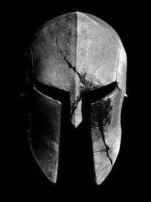 Spartan helmet More Trojan Helmet Tattoo, Sparta Helmet Tattoo, Football Helmet Tattoo, 300 Spartans Tattoo Ideas, Warrior Helmet Tattoo, Spartans Helmet, Leonidas Sparta, Spartan Helmet Tattoo, Sparta Helmet