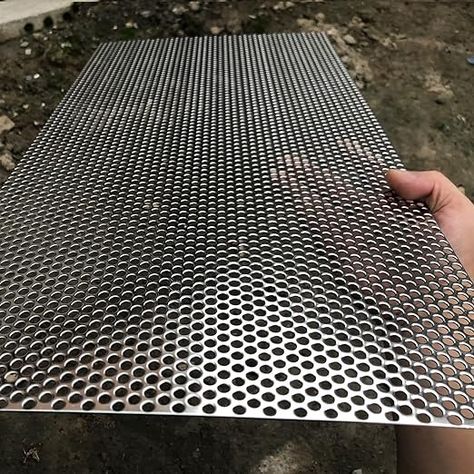 Amazon.com: FengYoo 19 Gauge Perforated Metal Sheets Expanded Metal Mesh Aperture 0.2in 5mm (Approximately 1/5") 36"x18" Perforated Stainless Steel Sheet Stainless Steel Mesh Screen Metal Screen Panel : Industrial & Scientific Perforated Plate, Expanded Metal Mesh, Metal Net, Metal Sheets, Stainless Steel Sheet, Expanded Metal, Metal Screen, Perforated Metal, Mesh Screen