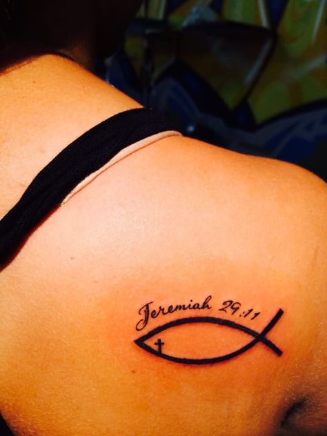 Christian Fish Tattoos, Choose Tattoo, 27 Tattoo, Christian Tattoo, Simple Tattoos For Women, Christian Sleeve Tattoo, Small Tattoos With Meaning, Religious Tattoo, Religious Tattoos