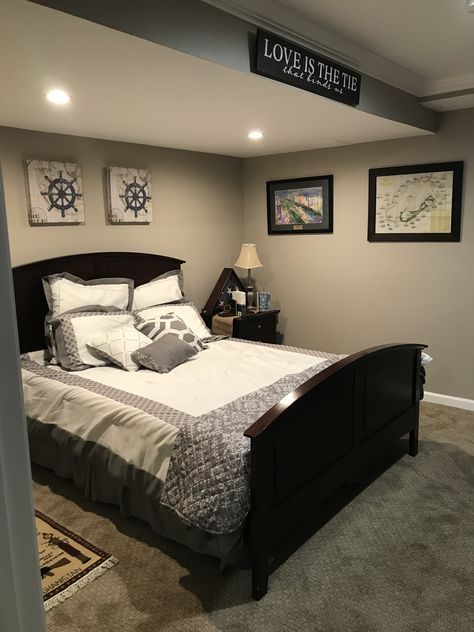 Basement Bedroom Remodel Ideas, Finished Basement Bedroom Ideas, Basement Master Suite, Basement Bedroom Ideas, Downstairs Bedroom, Basement Finishing, Basement Bedroom, Basement Bedrooms, Diy House