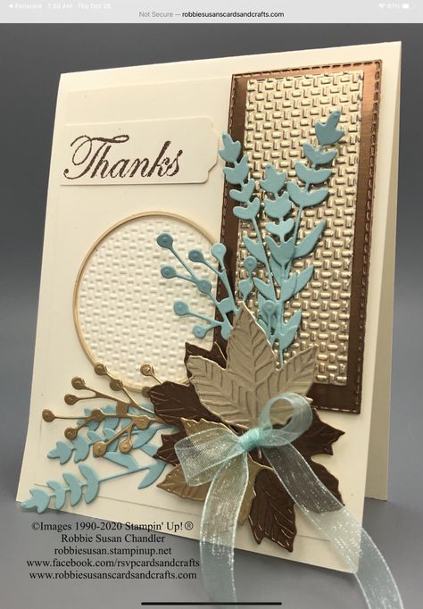 Su Gather Together Cards, Stampin Up Fall Birthday Cards For Women, Stampin Up Fall Cards 2022-2023, Su Thank You Cards, Timeless Charm Stampin Up Cards, Thanksgiving Cards To Make, Autumn Leaves Stampin Up Cards, Thanksgiving Cards Stampin Up Ideas, Stampin Up Thanksgiving Cards