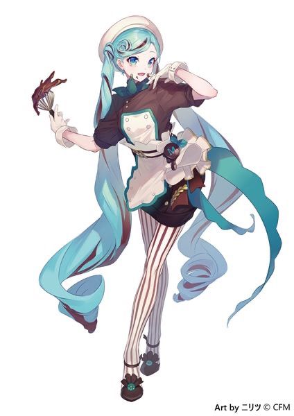 Miku Outfits, Hatsune Miku Outfits, Kaai Yuki, Miku Hatsune Vocaloid, Miku Hatsune, Art Tools Drawing, Concept Art Character, Anime Child, A Concept