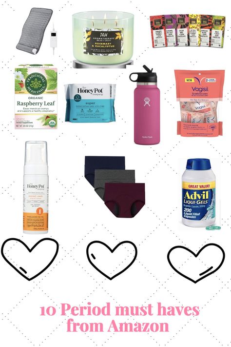 Period Necessities, Period Must Haves, Period Basket, Period Pack, Period Essentials, Girls Advice, Period Supplies, Period Party, Period Tips