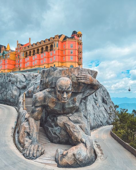 A carved stone in Ba Na Hills. When you come here you will admire magnificent works. 🗿✨ 📍Ba Na Hills, Da Nang. Credit: @vietnammoment… | Instagram Ba Na Hills Vietnam, Ba Na Hills, Danang, Carved Stone, Come Here, Da Nang, Stone Carving, Instagram A, Follow Us