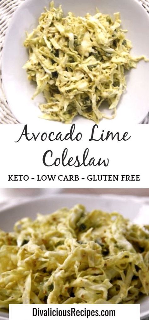 Dairy Free Coleslaw, Avocado Coleslaw, Tortillas Homemade, Avocado Lime Dressing, Salad Recipes Low Carb, Homemade Flour, Recipes With Flour Tortillas, Homemade Tortilla, Vegan Coleslaw