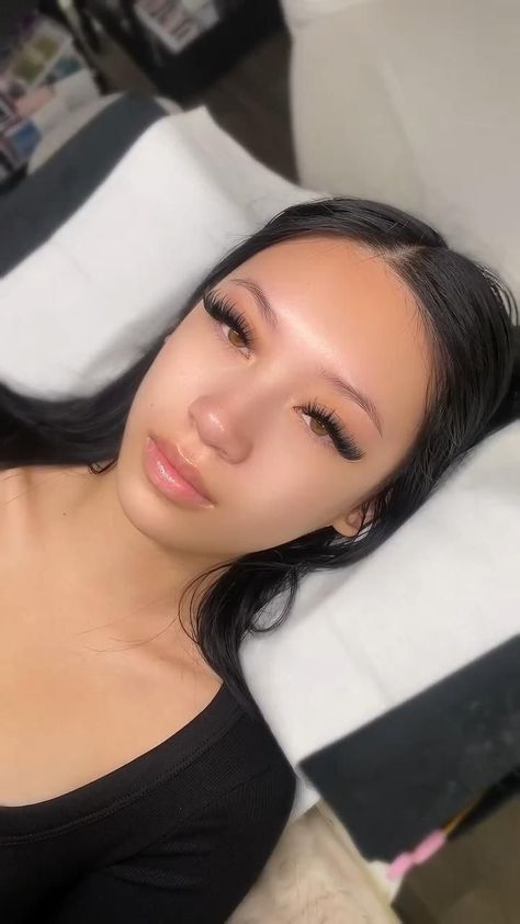 𝘸𝘪𝘴𝘱𝘺 𝘤𝘢𝘵 𝘦𝘺𝘦 We wanna show you off 😍✨ - Lii Lash Russian Full Set Lashes, Long Cateye Eyelashes Extensions, Cateye Volume Lash Extensions, Spike Cat Eye Lash Extensions, Wet Lash Cat Eye, Cateye Eyelashes Extensions Volume, Volume Cateye Extensions, Short Volume Cat Eye Lash Extensions, Wispy Volume Cat Eye Lash Extensions