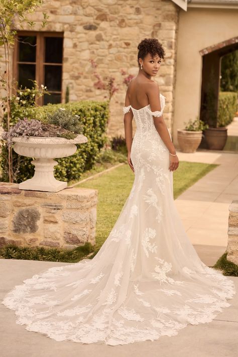 Fit And Flare Gown, Sheer Corset, Sophia Tolli, Flare Gown, Corset Bodice, The One And Only, Mermaid Dresses, On Your Wedding Day, Dream Dress