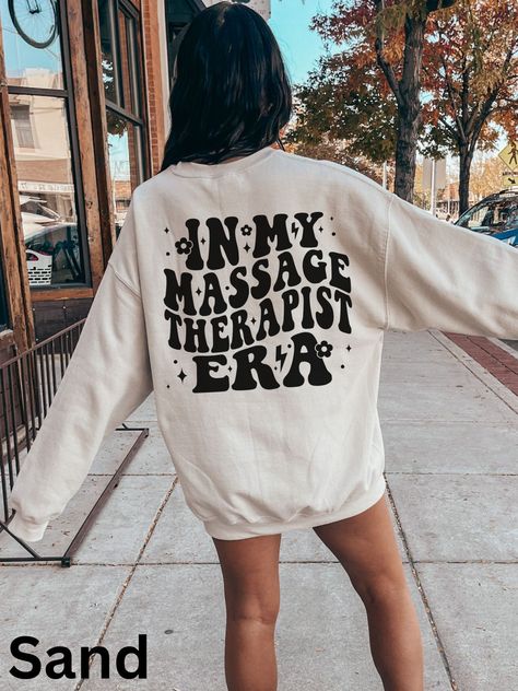 In My Massage Therapist Era Sweatshirt, Massage Therapist Shirt, Massage Therapy, Licensed Massage Therapist, Massage Therapist Gift Massage Therapist Gifts, Licensed Massage Therapist, Therapist Gifts, Massage Therapist, Soft Air, Massage Therapy, 50 50, San Jose, Sweat Shirt