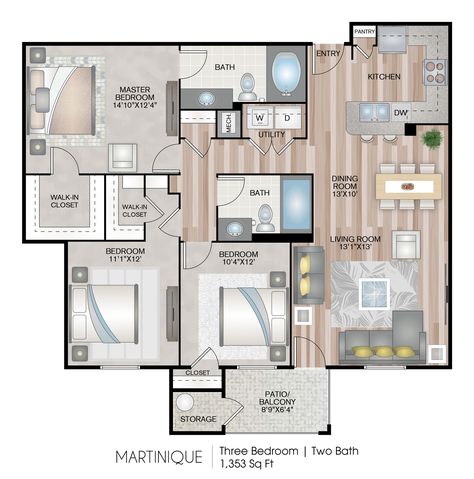 Victorian Mansion Floor Plans, 3 Bedroom Apartment Floor Plan, Luxury Apartment Floor Plan, Apartment Floor Plans Luxury, Flat Floor Plan, 2 Bedroom Apartment Floor Plan, Four Bedroom House Plans, Floor Plan With Dimensions, 3 Bedroom Floor Plan