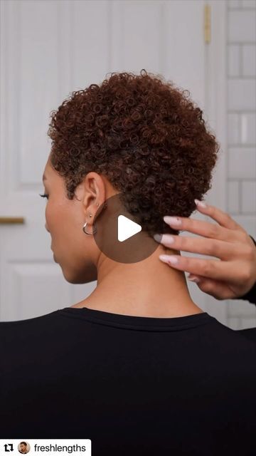 Shaved Curly Hair, Growing Out A Pixie Cut, All Back Hairstyle, Natural Short Cuts, Tapered Natural Hair Cut, Coiling Natural Hair, Short Natural Haircuts, Short Hair Designs, Stacked Haircuts