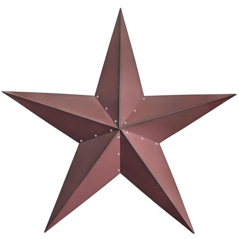 PRICES MAY VARY. 【LARGE BARN STAR】The barn star size is 48inch Length，7inch deep.Large barn star are handcrafted from iron and are treated with a special powder coating, Rust color effect on the surface giving that vintage and rustic look, while protecting it from wear. 【EASY TO HANG】These metal stars are stronger than tin stars and have proven, long lasting durability. A welded hook is attached to the back. Easily hang the star in any indoor and outdoor, such as porch, yard, barn, garage, etc. Primitive House Decor, Primitive Wall Decor, Primitive House, Primitive Walls, Outdoor Metal Wall Art, Stars Art, Stars Wall Decor, Black Barn, Farmhouse Primitive