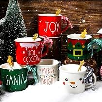 Mugs For Christmas, Christmas Coffee Mugs, Christmas Spoons, For Christmas Decorations, Snowflake Decorations, Christmas Packaging, Kitchen Gifts, Christmas Coffee, Holiday Design