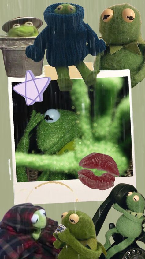 Hermit The Frog, Kermit Funny, Mind Flayer, Frog Wallpaper, Y2k Wallpaper, Mood Wallpaper, Kermit The Frog, Funny Wallpaper, I Wallpaper