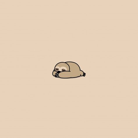 Cute sloth sleeping icon | Premium Vector #Freepik #vector #background #logo #label #baby Sleeping Icon, Sloth Tattoo, Sloth Sleeping, Iconic Wallpaper, Funny Phone Wallpaper, Cartoon Wallpaper Iphone, Before Sleep, Cute Sloth, Cute Patterns Wallpaper