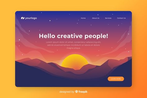 Welcome Page Design, Profitable Small Business Ideas, Illustration Website, Adventure Logo, Minimalist Japanese, Animation Inspiration, Ux Design Inspiration, Landing Page Template, Travel Logo