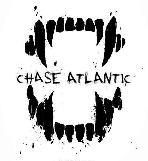 Chase Atlantic Phases Album Cover, Chase Atlantic Design, Chase Atlantic Receipt, Black And White Chase Atlantic, Chase Atlantic Stickers Printable, Chase Atlantic Members, Chase Atlantic Drawings, Chase Atlantic Art, Chase Atlantic Core