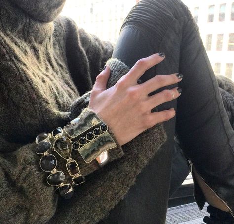 Bracelets Over Long Sleeves, Stephen Dweck, Winter Mood, Silver Cuff, The Only Way, Cuff Bracelet, 925 Silver, Bangles, Long Sleeves