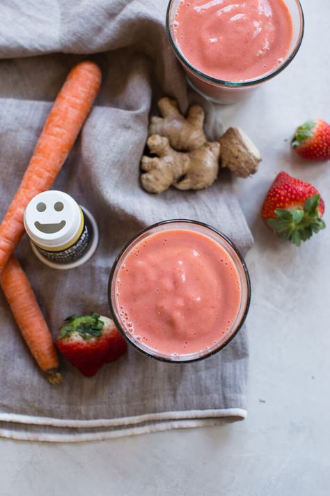 Probiotics for Kids and Babies Probiotic Smoothie, Probiotics For Kids, Benefits Of Probiotics, Probiotic Benefits, Ginger Smoothie, Strawberry Smoothie, Strawberry Banana, Banana Smoothie, Smoothie Recipe