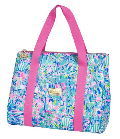 Lilly Pulitzer Patterns, Large Lunch Bag, Insulated Tote Bag, Mini Cooler, Women Lunch Bag, Cooler Tote Bag, Lunch Tote Bag, Lunch Cooler, Cooler Tote