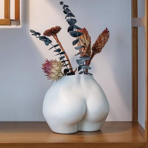 Feminist Pottery, Body Plant Pot, Lesbian Decor, Small Indoor Plants, Underwater Painting, Resin Planters, Ceramic Planter Pots, Vase Modern, Keramik Design