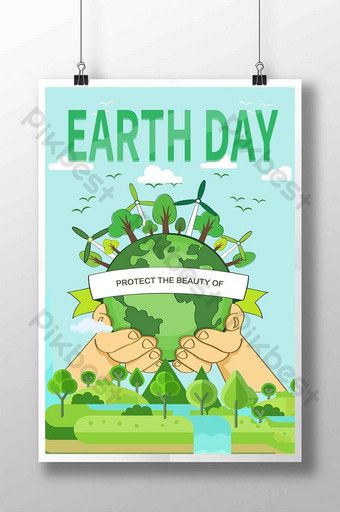 Earth Day Poster Design, Earth Day Poster, Earth Day Posters, World Earth Day, About World, Word Fonts, World Globe, Music Decor, Powerpoint Word