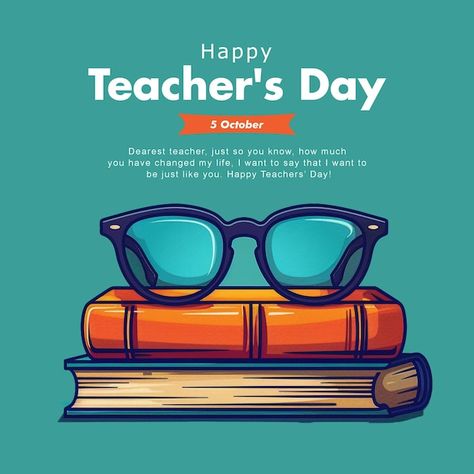 Teachers Day Poster Design, International Teachers Day, Blackboard Background, Teachers Day Poster, Happy Teachers Day, Just So You Know, Teachers Day, Stack Of Books, Change My Life