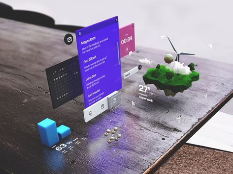 Augmented Reality Design, Ar App, Fluent Design, Web Design Mobile, Interesting Design, Affinity Designer, Ui Inspiration, Design Ui, Design System