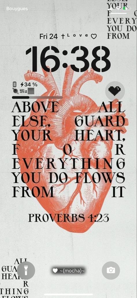 Protect Your Heart Wallpaper, Christian Wallpaper Lockscreen, Real Heart Wallpaper Aesthetic, Proverbs 4 23 Wallpaper, Christian Lockscreen Aesthetic, Heart Lockscreen, 23 Wallpaper, Girl Bible Study, Girl Bible