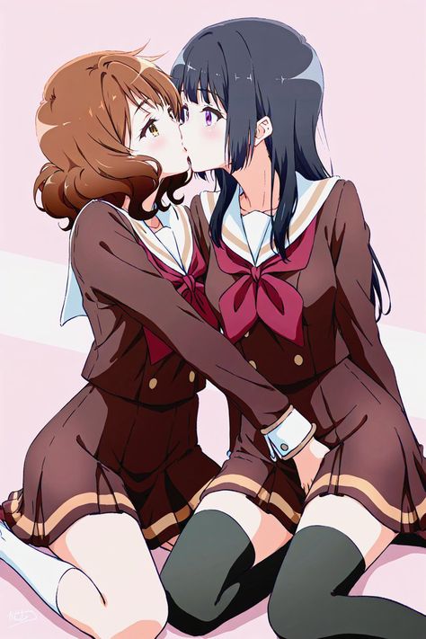 Reina X Kumiko, Kumiko And Reina, Kumiko X Reina, Kumiko Oumae, Reina Kousaka, Sound Euphonium, Lgbt Love, Kawaii Girl, Anime Cosplay