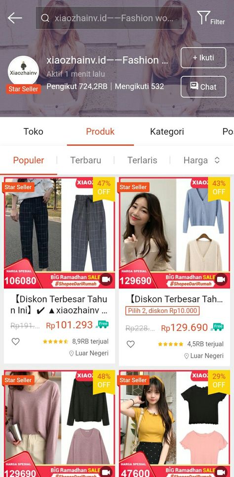 Olshop luar negeri berkualitas,murah dan terpercaya #olshop #shopee #china #korea Rekomendasi Olshop Shopee, Online Shopping Sites Clothes, How To Tie Shoes, Best Online Clothing Stores, Best Online Stores, Casual Hijab Outfit, Hijabi Outfits Casual, Workwear Fashion, Fashion Hacks Clothes