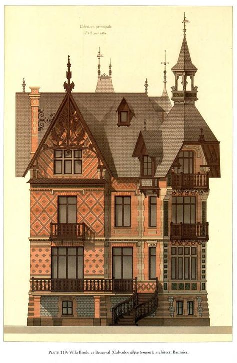 Details of Victorian Architecture : Free Download, Borrow, and Streaming : Internet Archive Architecture Design Process, Model Architecture, Architecture Drawing Plan, Plans Architecture, Bg Design, Architecture Drawing Art, Layout Architecture, Victorian Architecture, Architecture Design Concept