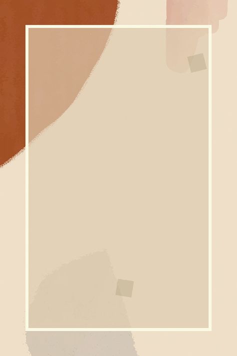 Rectangle frame on brown and cream watercolor background vector | premium image by rawpixel.com / marinemynt Pastel Background Wallpapers, Yellow Aesthetic Pastel, Abstract Wallpaper Design, Powerpoint Background Design, Instagram Background, Anime Muslim, Plains Background, Iphone Background Images, Rectangle Frame