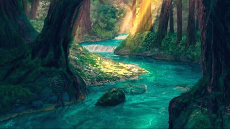 Serene Pictures, Fantasy Backgrounds, Fairy Ideas, Desktop Background Images, Computer Wallpapers, Screen Savers Wallpapers, Character Board, Fantasy Background, Forest Background