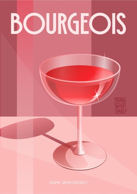 Flat Graphic Design Poster, Art Deco Alcohol Posters, Art Deco Advertisements, Roaring 20s Poster Design, 1920s Poster Design, Art Deco Cocktail Poster, Art Deco Typography Poster, 1920 Graphic Design, 20s Graphic Design