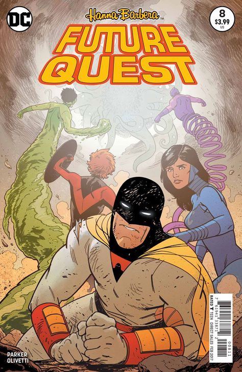 FUTURE QUEST #8 by ariel olivetti Future Quest, Wanted Comic, Battle Fan, Space Ghost, Hanna Barbera Cartoons, Comic Book Pages, Character Creator, 80s Cartoons, Story Arc