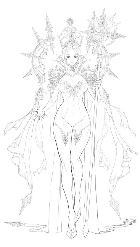 ArtStation - high priestess, brush dog Dnd Priest, Anime Priestess, Priestess Character Design, Priestess Art, High Priestess, Line Art Tattoos, Illustration Style, Kai Fine Art, Art Tattoos