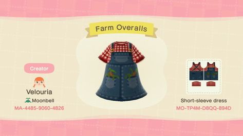 Acnh Farm Outfit, Yakushima Island, Acnh Farmcore, Acnh Farm, Nightshade Plant, Acnh Fashion, Acnh Outfits, Farm Core, Ac Codes