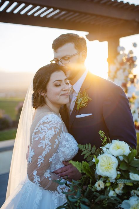 Photo of the Bride and Groom during sunset. San Jose, CA Photo Of Bride, San Jose Ca, Bride And Groom, San Jose