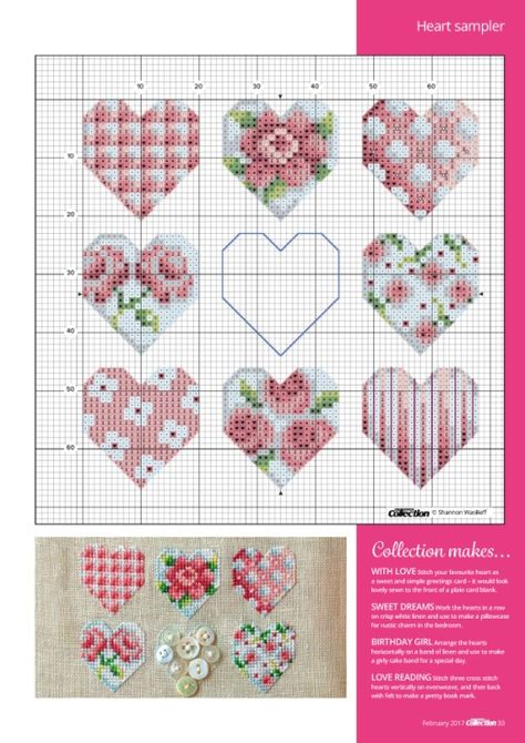 Gallery.ru / Photo # 33 - Cross Stitch Collection 271 - tymannost Cross Stitch Heart Pattern, Valentine Cross Stitch Patterns, Cross Stitch Valentine Free Pattern, Cross Stitch Hearts, Valentines Cross Stitch, Small Heart Cross Stitch Pattern, Heart In Hand Cross Stitch Patterns, Hearts In Cross Stitch, Small Rose Cross Stitch Pattern