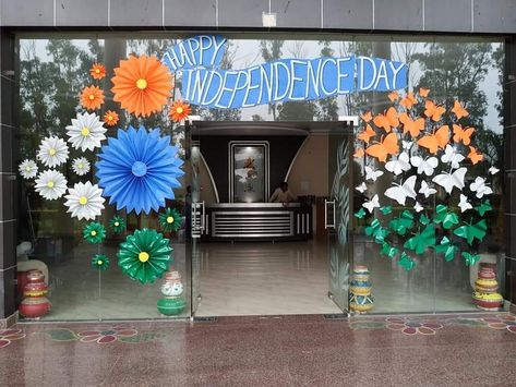 Independence Day Office Decoration India, Independence Day Decoration 15th August, Independence Day Stage Decoration, 15th August Decoration Ideas, Independent Day Decoration, Republic Day Decoration In School, 15 August Independence Day Decoration, 15 August Decoration Ideas, Republic Day Decoration