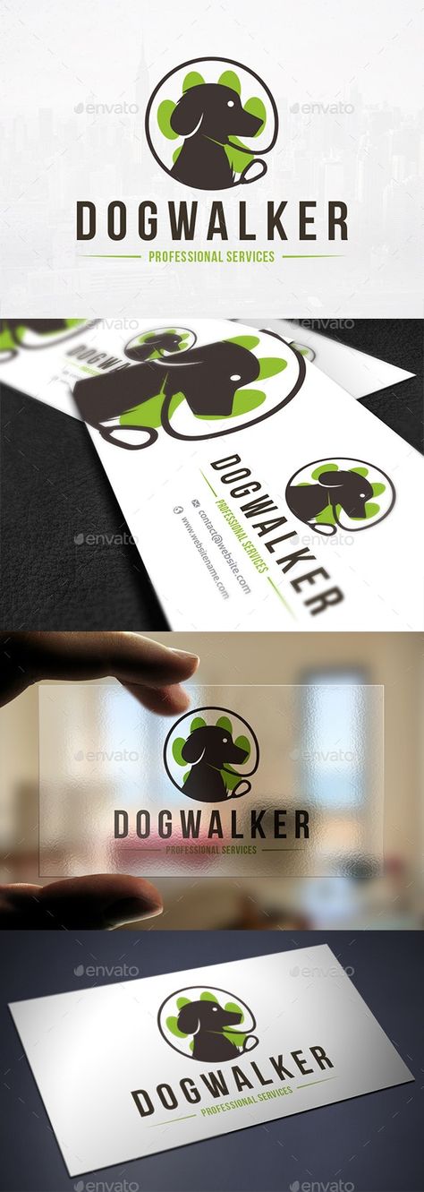 Dog Logos Ideas, Dog Walker Business Cards, Dog Walking Flyer, Dog Walking Logo, Walk Logo, Dog Logos, Walker Dog, Walker Logo, Pet Daycare